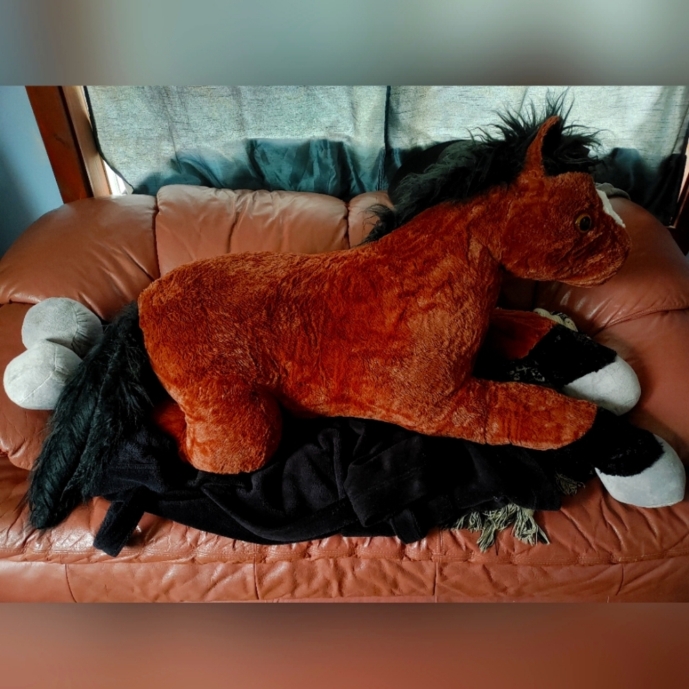 15 hand thoroughbred horse plush